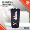 Campus Colors NCAA Stainless Steel Travel Tumbler for Mom - 18 oz - Double Walled Insulated Drinkware view 2