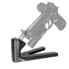 Hammy3DPrints Universal Pistol/Handgun Stand - Multiple Caliber Compatible | Tabletop Holder Storage (Straight Base, Light Brown, 9mm/.357/.38/.380) view 1