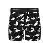 ACTYDER Cute White Shark Fierce Black Men's Boxer Briefs, Mens Trunks Underwear Wicking-Breathable Underpants X-Large view 1