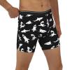 ACTYDER Cute White Shark Fierce Black Men's Boxer Briefs, Mens Trunks Underwear Wicking-Breathable Underpants X-Large view 4