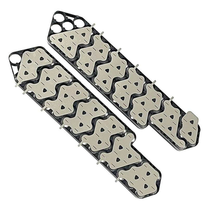 Formed Nickel Strip for Polly DP-5 EBike Battery Case 36V 48V 52V 10S5P 10S 5P 13S4P 14S4P 13S 14S Thickness 0.15mm Nickel Plated Steel Strip for DIY DP-5 E-Bike Battery Pack (48V 13S4P-1Set)