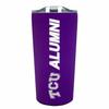 Campus Colors Collegiate Stainless Steel Travel Tumbler for Alumni - 18 oz - Double Walled Insulated Drinkware (TCU Horned Frogs - Purple) view 1