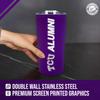 Campus Colors Collegiate Stainless Steel Travel Tumbler for Alumni - 18 oz - Double Walled Insulated Drinkware (TCU Horned Frogs - Purple) view 4