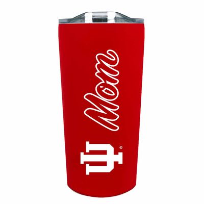 Campus Colors NCAA Stainless Steel Travel Tumbler for Mom - 18 oz - Double Walled Insulated Drinkware (Indiana Hoosiers - Crimson)