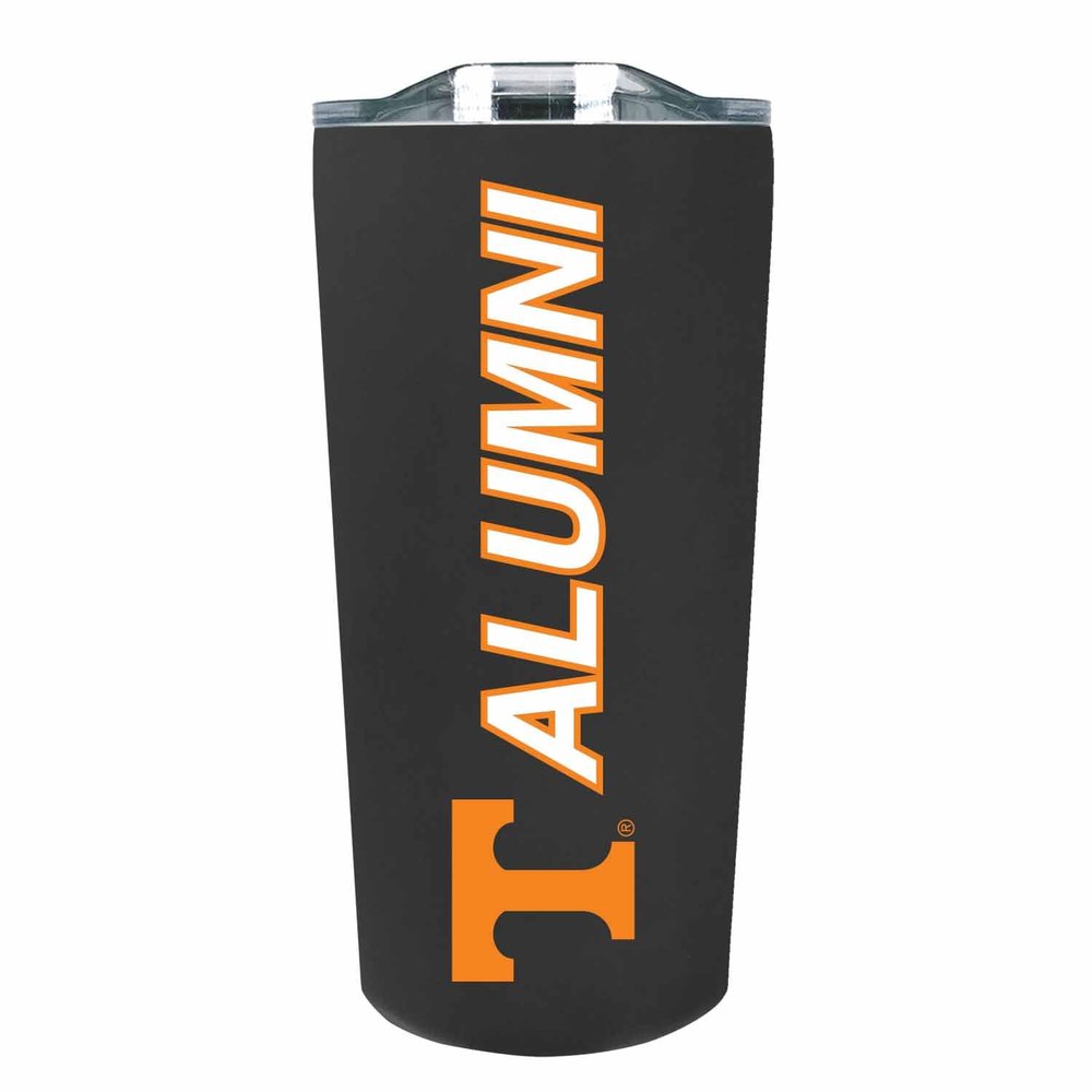 Campus Colors Collegiate Stainless Steel Travel Tumbler for Alumni - 18 oz - Double Walled Insulated Drinkware (Tennessee Volunteers - Black)