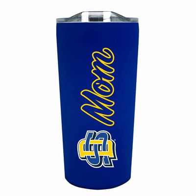 Campus Colors NCAA Stainless Steel Travel Tumbler for Mom - 18 oz - Double Walled Insulated Drinkware (South Dakota State Jackrabbits - Royal)