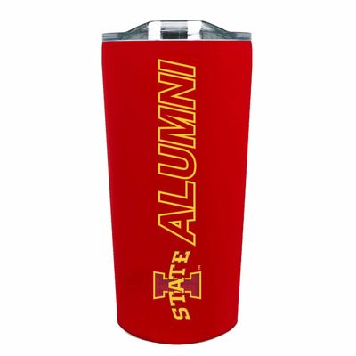 Campus Colors Collegiate Stainless Steel Travel Tumbler for Alumni - 18 oz - Double Walled Insulated Drinkware (Iowa State Cyclones - Maroon)