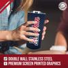 Campus Colors NCAA Stainless Steel Travel Tumbler for Mom - 18 oz - Double Walled Insulated Drinkware (Memphis Tigers - Royal) view 4