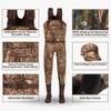 DaddyGoFish Neoprene Chest Waders for Kids and Adults, BootFoot, Fishing & Hunting with a Camouflage Caps, and a Wader Hanger view 2
