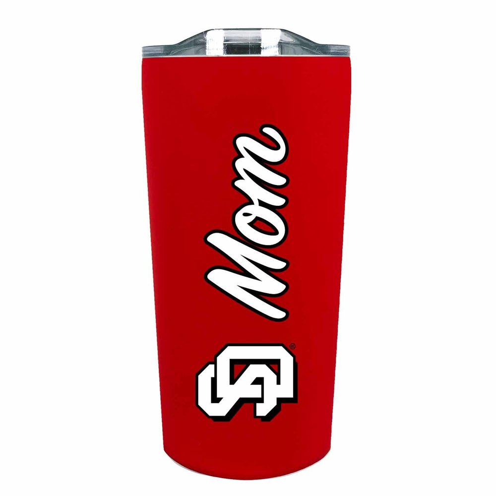 Campus Colors NCAA Stainless Steel Travel Tumbler for Mom - 18 oz - Double Walled Insulated Drinkware (South Dakota Coyotes - Red)