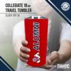 Campus Colors Collegiate Stainless Steel Travel Tumbler for Alumni - 18 oz - Double Walled Insulated Drinkware (Fresno State Bulldogs - Red) view 2