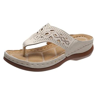 Dress Sandals For Women Orthotic Dressy Orthopedic Sandals for Women Arch Support Slides Slippers for Plantar Fasciitis Extremely Comfort Dressy Summer Orthotic Flip Flops