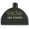 NDZ Performance Aluminum Grip Plug for Glock Gen 1-3 17 19 20 21 22 23 24 31 32 34 & 35 9mm .40 .357 Sig 10mm .45 ACP Gap, Green Trending Color Filled Engravings - We The People are Pissed view 1