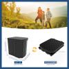 Hapoon XL Portable Folding Camping Toilet - Travel Potty for Adults, 12 Toilet Bags, 12 Pack Liquid Waste Gel, Black view 2