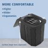 Hapoon XL Portable Folding Camping Toilet - Travel Potty for Adults, 12 Toilet Bags, 12 Pack Liquid Waste Gel, Black view 3