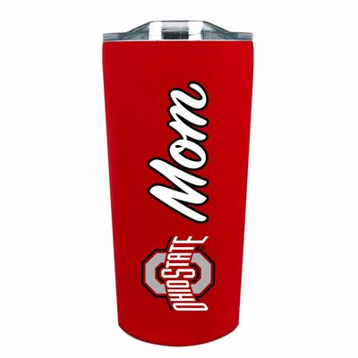 Campus Colors NCAA Stainless Steel Travel Tumbler for Mom - 18 oz - Double Walled Insulated Drinkware (Ohio State Buckeyes - Red)