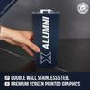 Campus Colors Collegiate Stainless Steel Travel Tumbler for Alumni - 18 oz - Double Walled Insulated Drinkware view 4