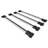 apline Compatible with Citroen Dispatch (K0) 2017-2026 Fly Model Car Roof Rack Cross Bar Grey Aluminium 4 Bars view 1