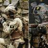 Bluyellow 2Pcs Yellow Skull Patch Set, Embroidered Military Patches with Hook and Loop for Military Backpack, Tactical Helmet, Dog Vest, Tactical Vest Patches, Sew on Opt, 3x2 Inches view 2