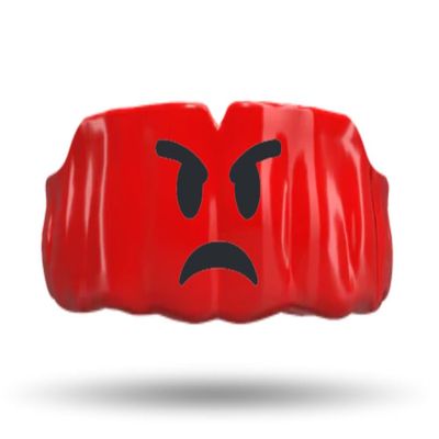 Impact Custom Professional MMA/Boxing/Muay Thai Mouthguard, Design Series (Angry)