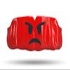 Impact Custom Professional MMA/Boxing/Muay Thai Mouthguard, Design Series (Angry) view 1