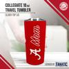 Campus Colors NCAA Stainless Steel Travel Tumbler for Mom - 18 oz - Double Walled Insulated Drinkware (Alabama Crimson Tide - Crimson) view 2