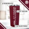 Campus Colors Collegiate Stainless Steel Travel Tumbler for Alumni - 18 oz - Double Walled Insulated Drinkware (Mississippi State Bulldogs - Maroon) view 3