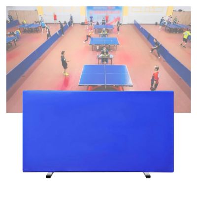 LVLDAWA Table Tennis Barrier Screen, Training Court Portable Privacy Partition Screen, Table Tennis Court Fence Surround Barrier Block for Playground, Schools (Color : Blue, Size : 140X75CM-1PCS)