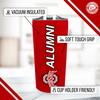 Campus Colors Collegiate Stainless Steel Travel Tumbler for Alumni - 18 oz - Double Walled Insulated Drinkware (Ohio State Buckeyes - Red) view 3