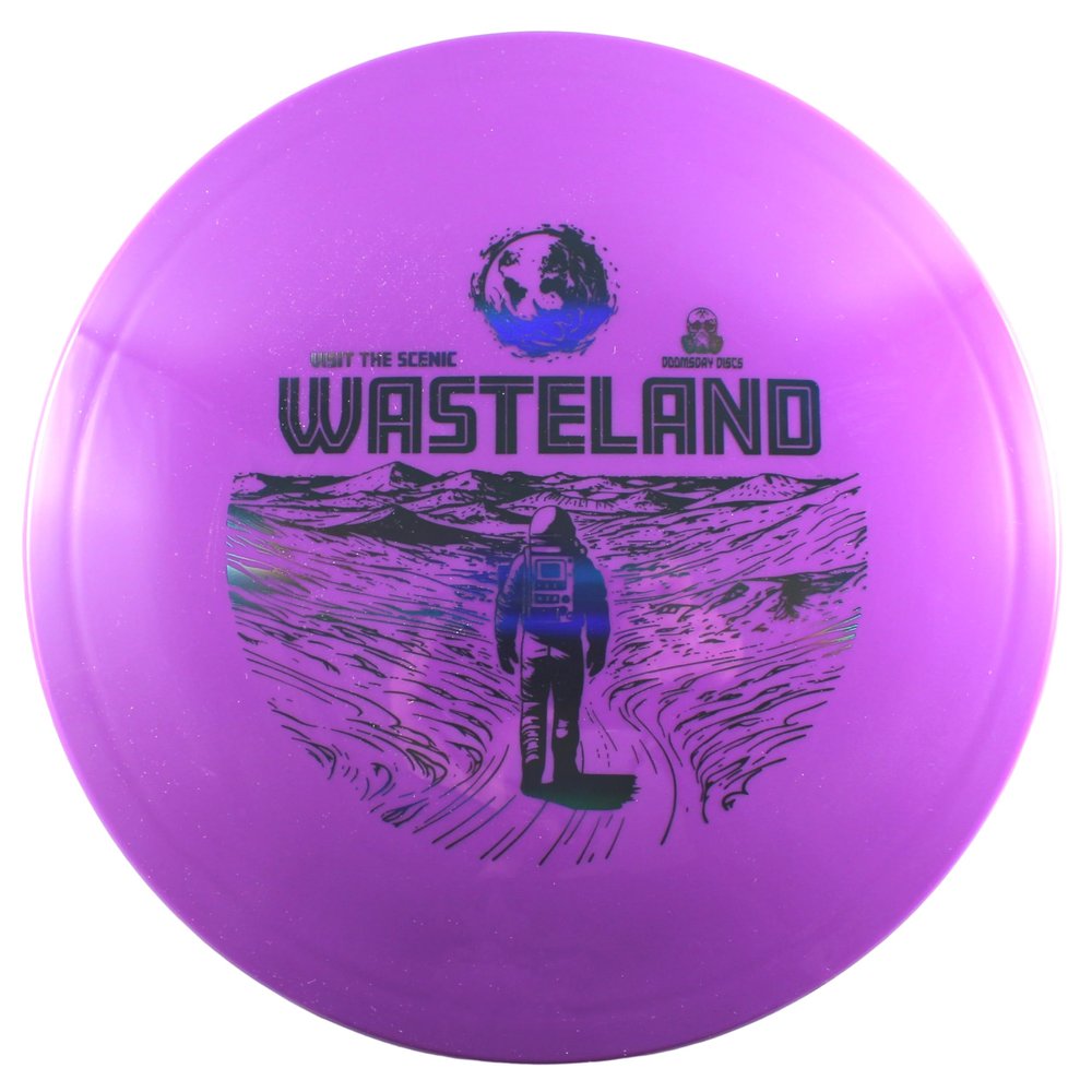 DOOMSDAY DISCS Wasteland Dependable Midrange | Premium Survival Plastic | Disc Golf Mid-Range (Purple)