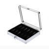 Vaveren 12 Girds Watch Box Aluminum Alloy with Lid Jewelry Display Case Watches Organizer Watch Storage Case for Home Office Shop view 2