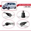 apline Compatible with Opel Zafira Life 2019-2026 ACE-1 Car Roof Rack Cross Bar Grey Aluminium 2 Bars view 4