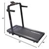 Stamina muuv Foldable Treadmill, 0.5 to 7.5 mph, Under Desk Walking Pad - Personalized Smart Workouts with App Integration view 2