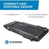 Stamina muuv Foldable Treadmill, 0.5 to 7.5 mph, Under Desk Walking Pad - Personalized Smart Workouts with App Integration view 4