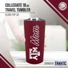Campus Colors NCAA Stainless Steel Travel Tumbler for Mom - 18 oz - Double Walled Insulated Drinkware (East Carolina Pirates - Black) view 2