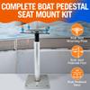 Better Boat Boat Seat Pedestal Kit, 1 Pack, 11-Inch Post, Spring Suspension, 3/4 Inch Pin, 13.8 Inch Height, Fits Jon Bass and Fishing Boats view 2