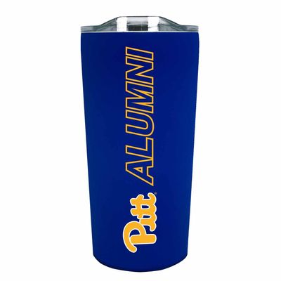 Campus Colors Collegiate Stainless Steel Travel Tumbler for Alumni - 18 oz - Double Walled Insulated Drinkware (Pitt Panthers - Royal)