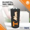 Campus Colors NCAA Stainless Steel Travel Tumbler for Mom - 18 oz - Double Walled Insulated Drinkware (Tennessee Volunteers - Black) view 2