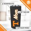 Campus Colors NCAA Stainless Steel Travel Tumbler for Mom - 18 oz - Double Walled Insulated Drinkware (Tennessee Volunteers - Black) view 3