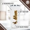 Campus Colors NCAA Stainless Steel Travel Tumbler for Mom - 18 oz - Double Walled Insulated Drinkware (Wyoming Cowboys - White) view 3