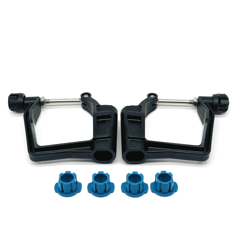 Concept2 Scull Oarlock Kit with Blue Pitch Bushings for 13mm Rigger Pin, 416