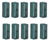 Pack of 10 735xt Clasp Ring Compatible with Garmin Forerunner 220 235 230 35 620 630 745 935 945 735XT Watch Strap Loop 22 mm Silicone Watch Strap (Green) view 1
