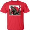 XX-Large Red Mens Catzilla Funny Cat Lovers Japan T-Shirt view 2