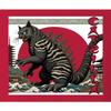 XX-Large Red Mens Catzilla Funny Cat Lovers Japan T-Shirt view 4