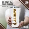 Campus Colors Collegiate Stainless Steel Travel Tumbler for Alumni - 18 oz - Double Walled Insulated Drinkware (Wyoming Cowboys - White) view 2