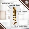 Campus Colors Collegiate Stainless Steel Travel Tumbler for Alumni - 18 oz - Double Walled Insulated Drinkware (Wyoming Cowboys - White) view 3
