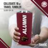 Campus Colors Collegiate Stainless Steel Travel Tumbler for Alumni - 18 oz - Double Walled Insulated Drinkware (Montana Grizzlies - Maroon) view 2