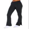 Balance Collection Womens Katie High Rise Flared Pant, Black, Large view 3