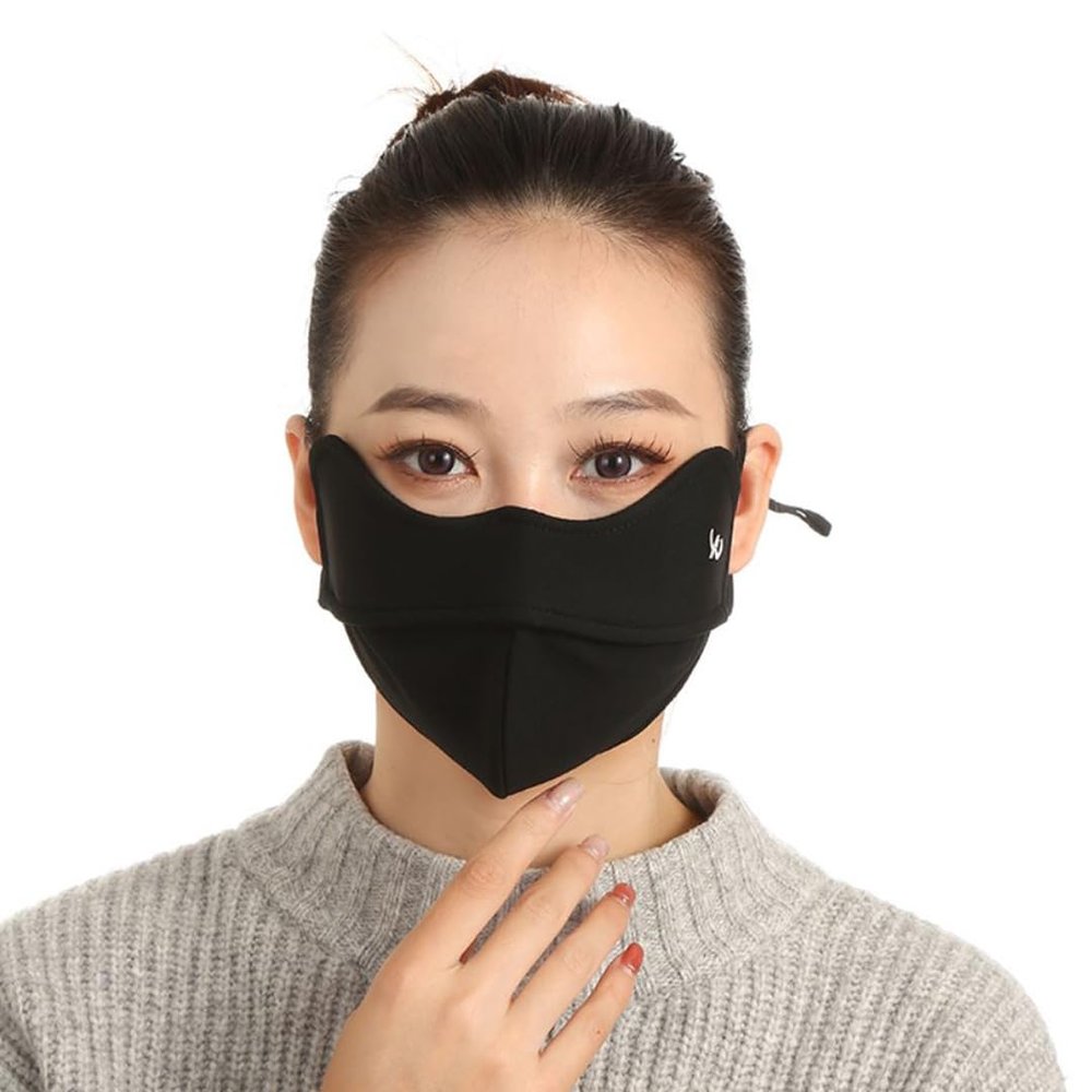 Yidome Half Face MaskPack of 3  Winter Face Cover Mask for Adult Outdoor Sports Cycling Daily wear(Black Gray Brown)