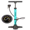 Bike Pump with Pressure Gauge- 160 PSI Bike Tire Pump fits Presta & Schrader Valve - Portable Air Pump for Bike Tires (Blue) view 1